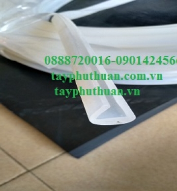 GIA CÔNG GIOĂNG SILICONE TRẮNG CHỮ U