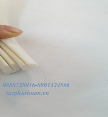 Gioăng chữ v bằng silicone trắng đục