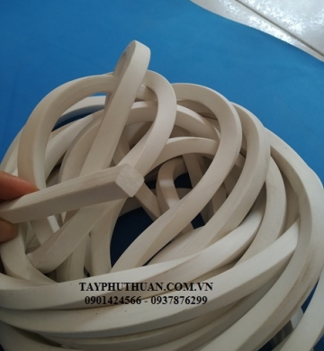 Ron silicon xốp trắng 12x12mm