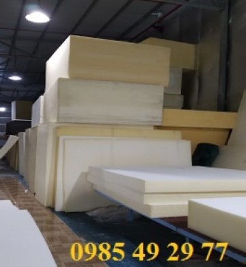 mút pu foam màu vàng 