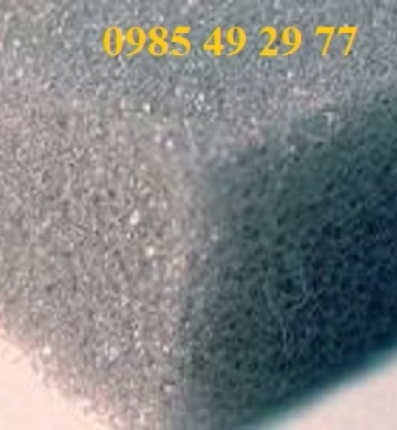 mút pu foam màu đen 