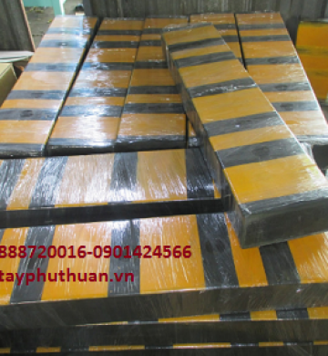 ĐỆM CHỐNG VA CHỮ I CÓ SƠN PHẢN QUANG VÀNG ĐEN