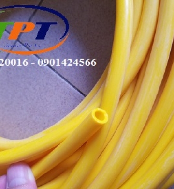 Ống silicone màu vàng