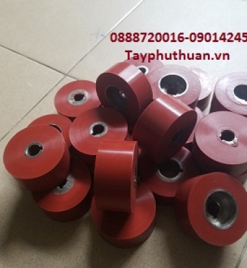ĐẮP CON LĂN SILICONE MÀU ĐỎ CHỊU NHIỆT