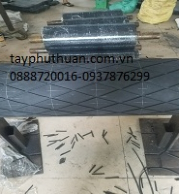 Rulo cao su có rãnh