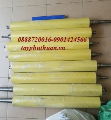 ĐẮP TRỤC CON LĂN CAO SU MÀU VÀNG